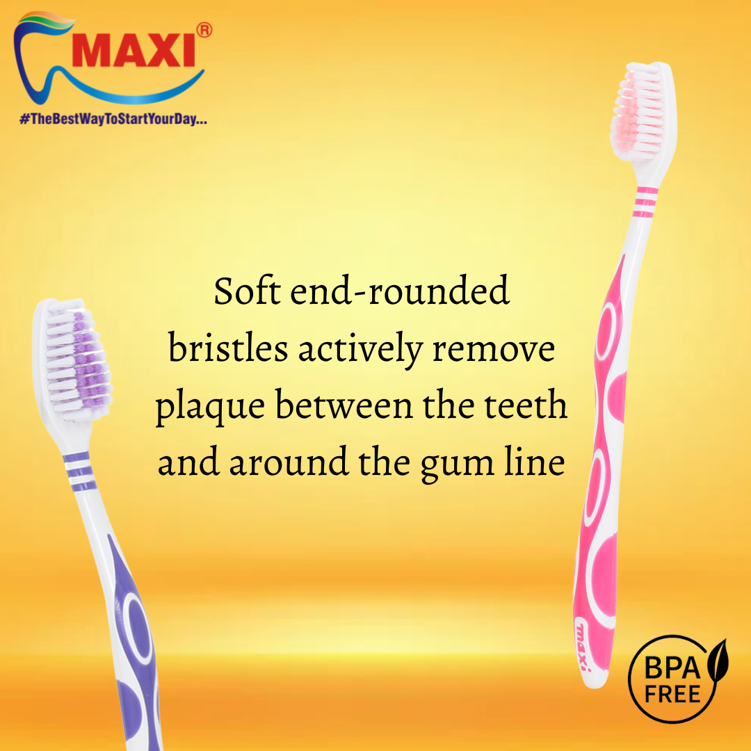 MAXI Oval Grip 1000 Toothbrush.