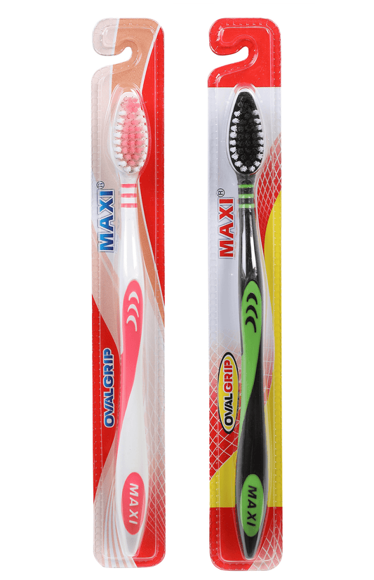 MAXI Oval Grip Toothbrush.