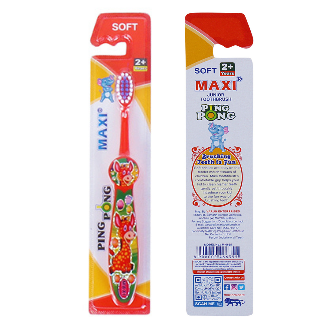 MAXI Ping Pong Junior Toothbrush.